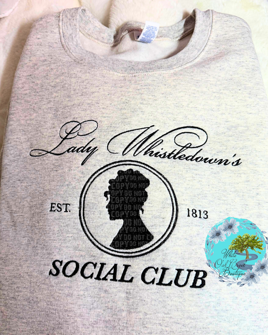 Bridgerton Embroidered Sweatshirt