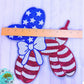 LARGE America Balloon Dog Sequin 11” Iron-On Patch