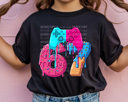 DTF Transfer Six Seven Game Controller Drip 67