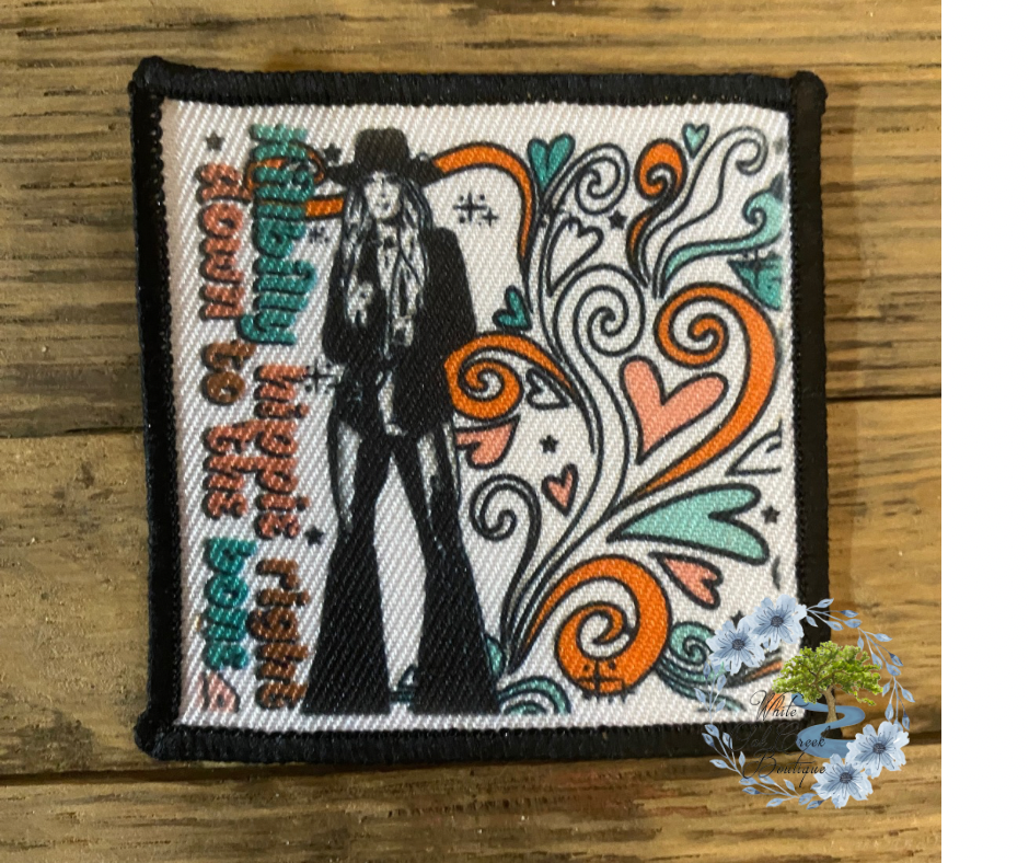 Lainey Hillbilly Hippie 2 1/2” Trucker Hat Patch