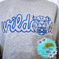 Wildcats Embroidered Sweatshirt Vintage Font