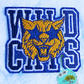 Wildcats Glitter Hat Patch