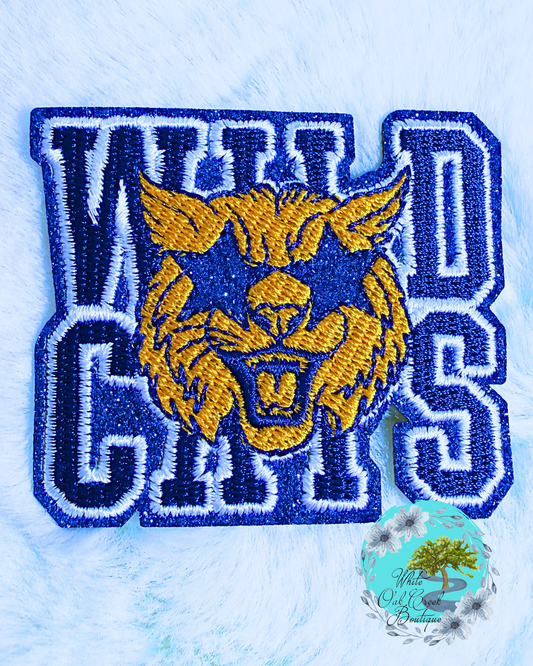 Wildcats Glitter Hat Patch