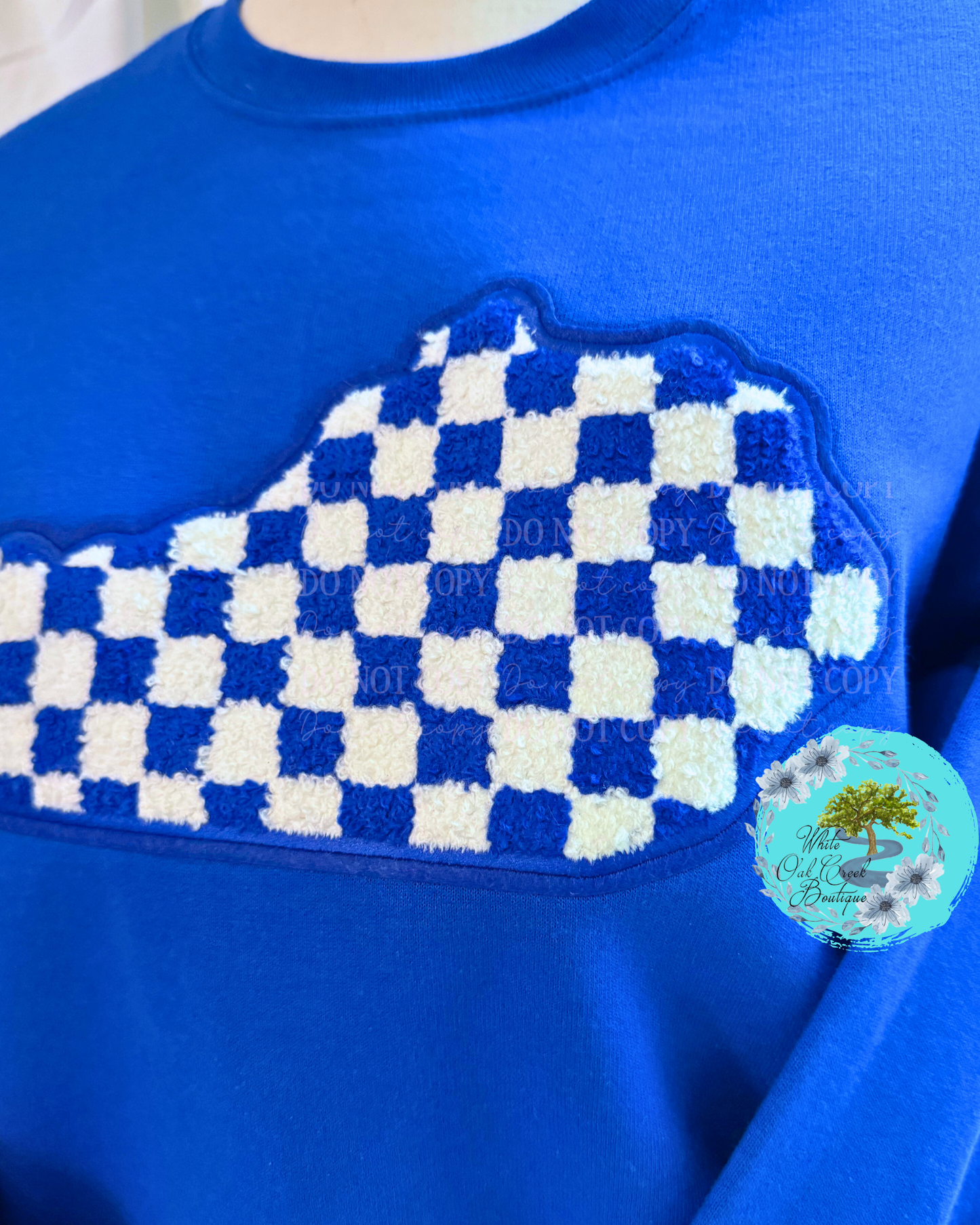 Kentucky Check Chenille Sweatshirt