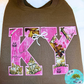 Pink Camo Appliqué Sweatshirt