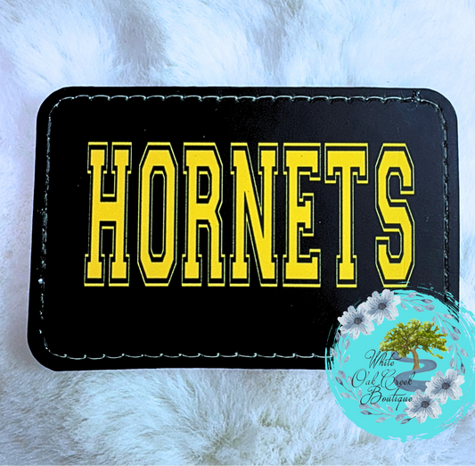 Hornets Black Hat Patch