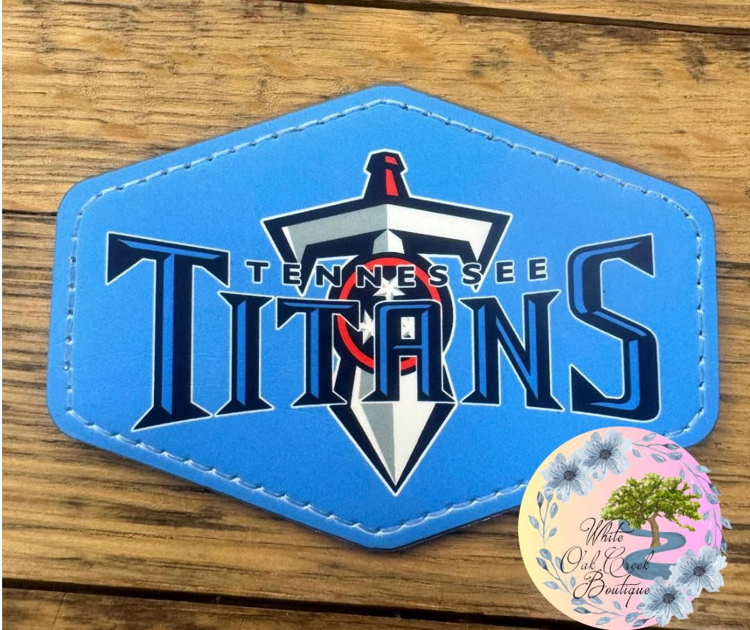 Tennessee Blue Leather Trucker Hat Patch