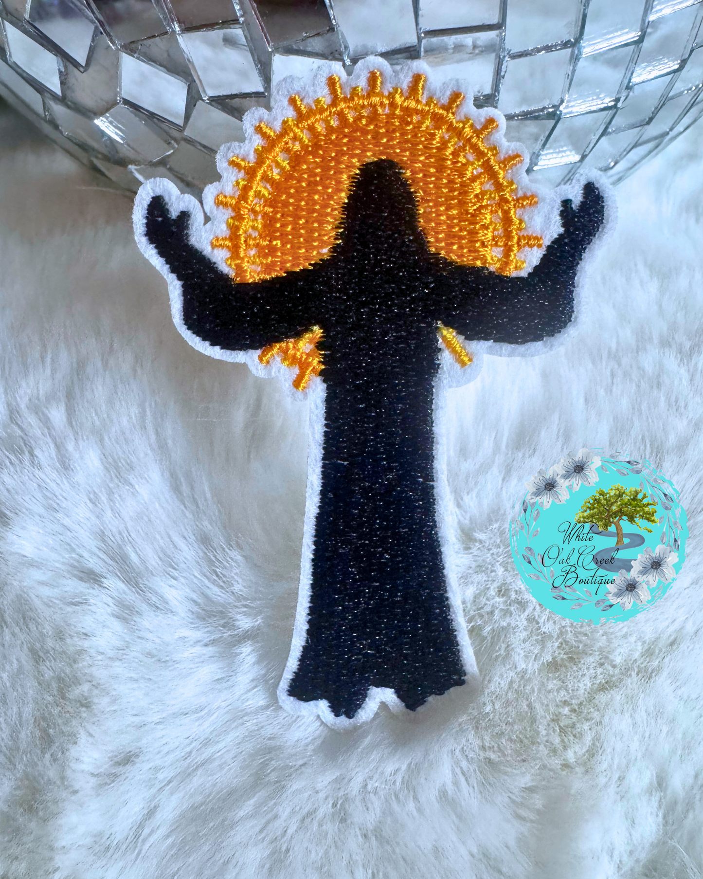 Jesus Sun 2.7”Embroidered Trucker Hat Patch Inspirational