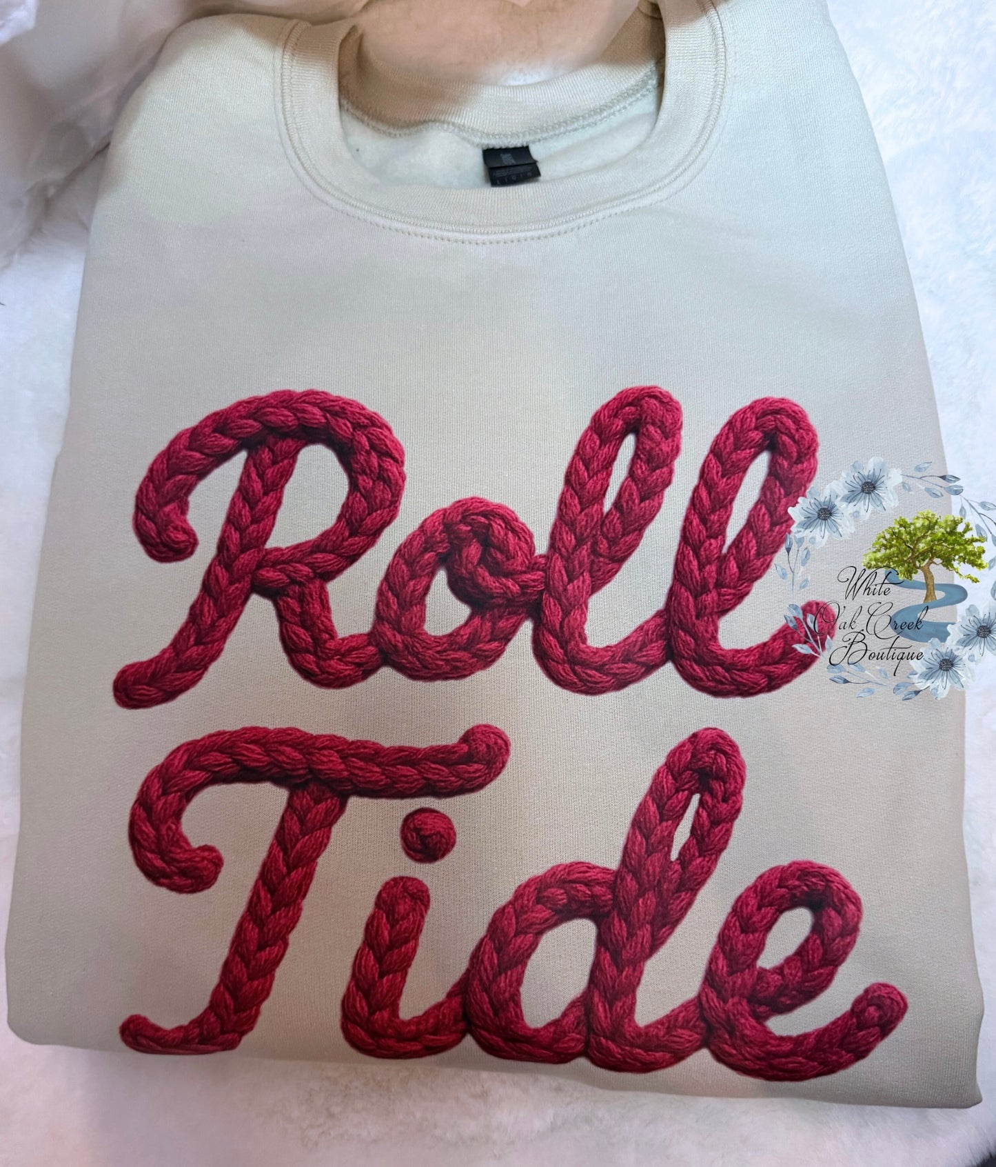 Alabama Faux Yarn Sweatshirt