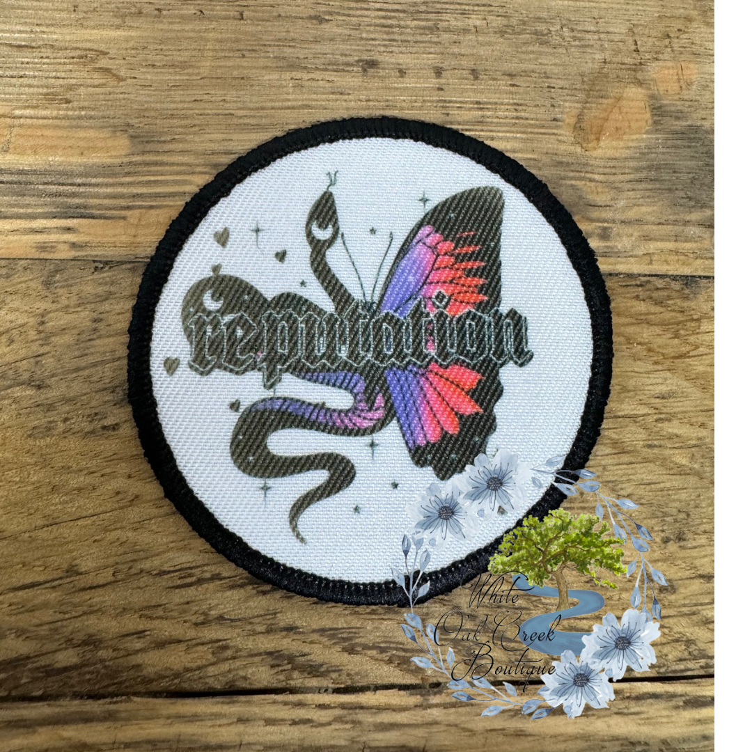 Swift Reputation 2 1/2” Round Trucker Hat Patch