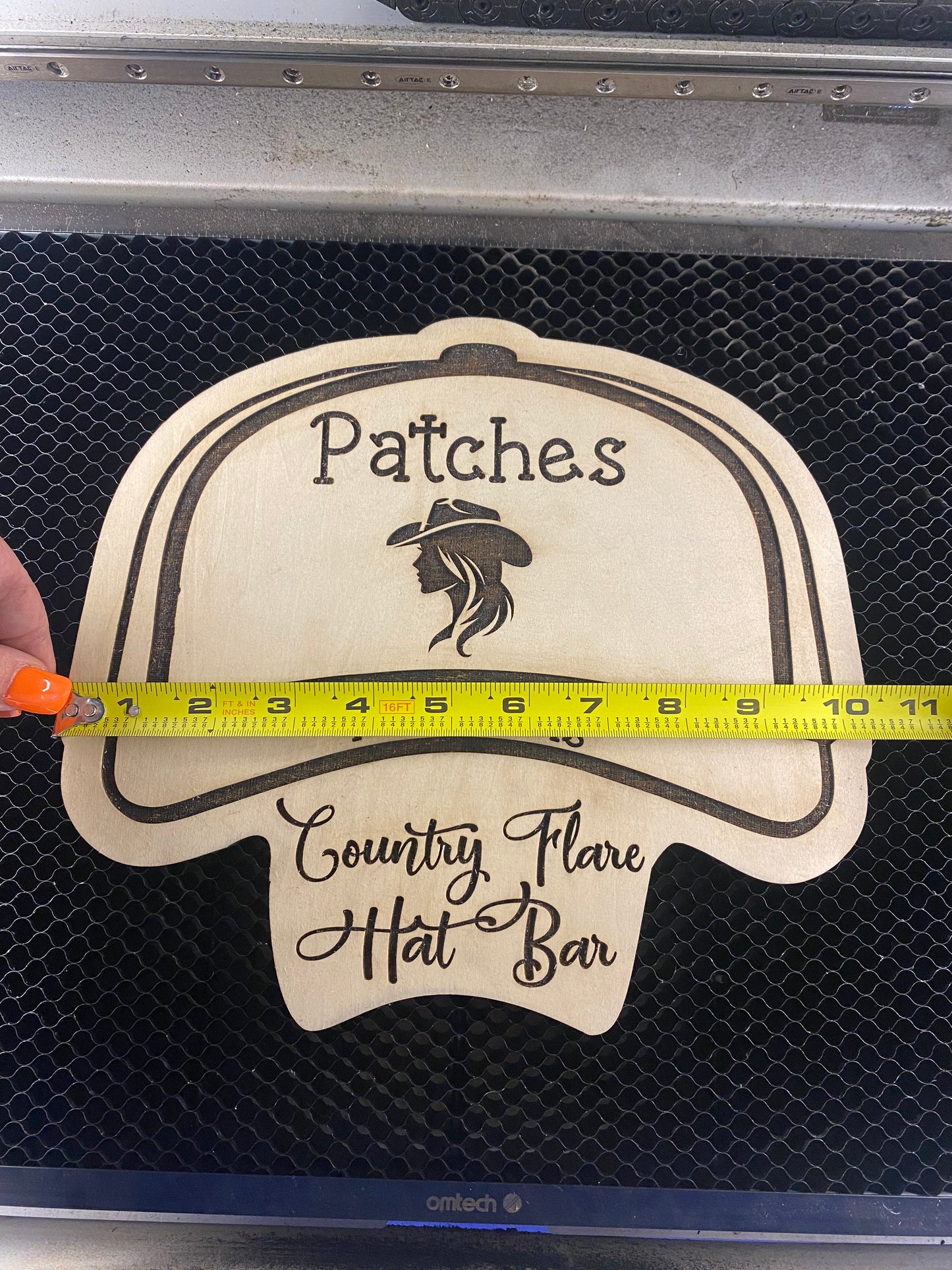 Trucker Hat Patch Bar Design Tray