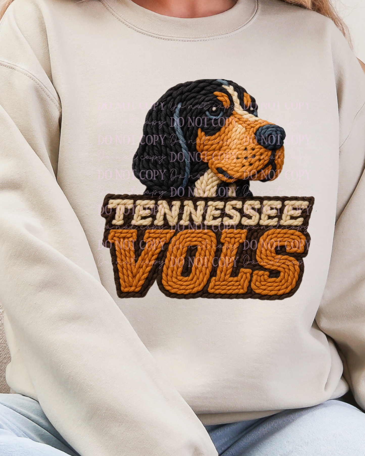 DTF Transfer Tennessee Yarn