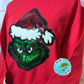 Grinch Sequin & Chenille Sweatshirt