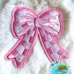Mini Pink Bow Hat Patch