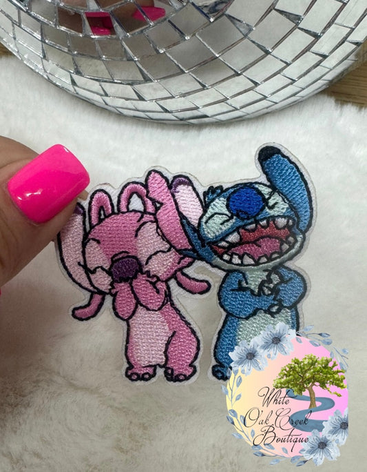 Stitch Friends Embroidered Hat Patch