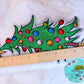 Grinch Christmas Tree Sequin 11.5” Iron-On Patch
