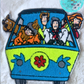 Mystery Machine Large 9” Iron on patch with adhesive
