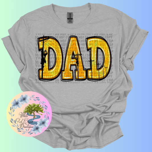 Lineman Dad T-shirt
