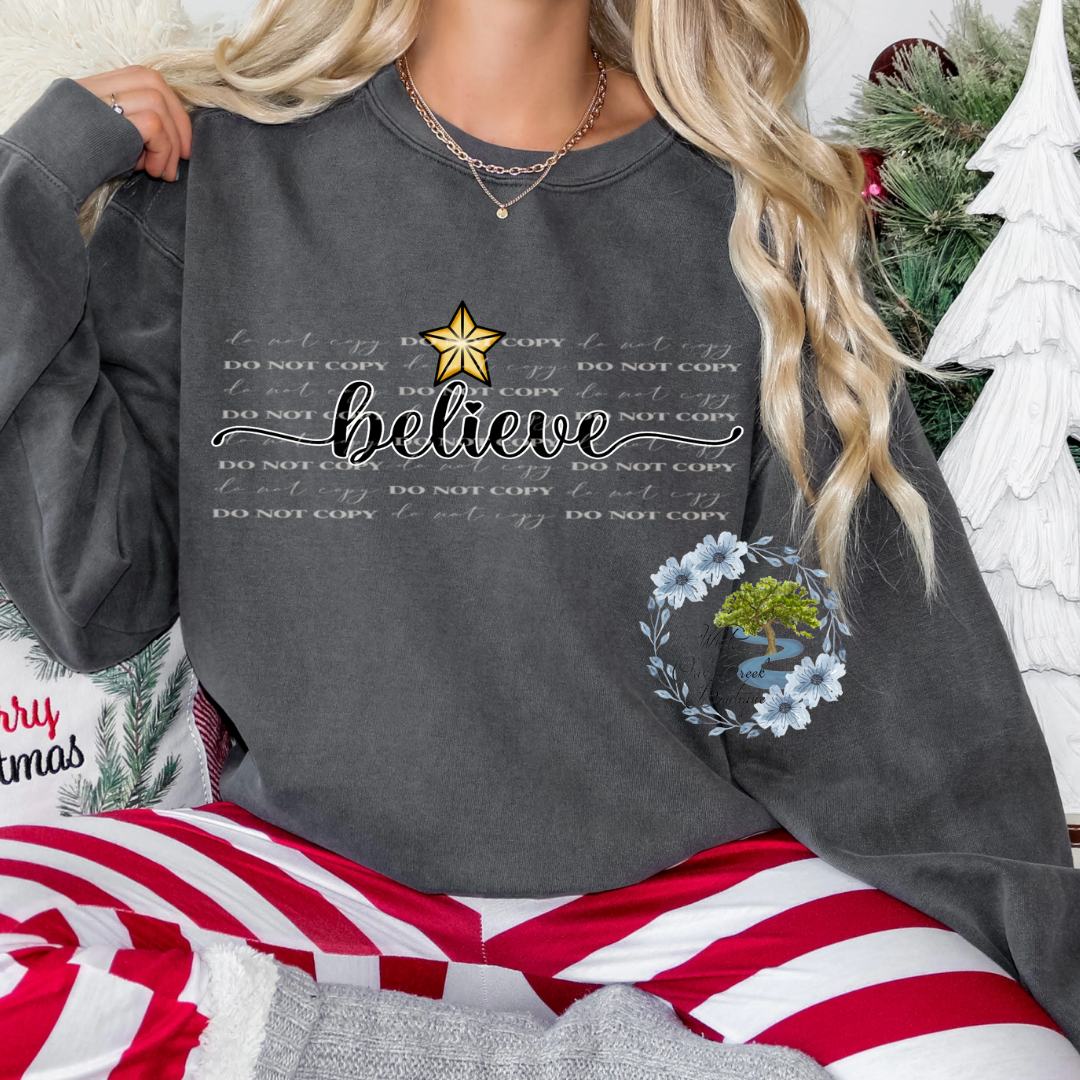 Believe Star Sweatshirt