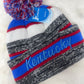 Kentucky Red White Blue Beanie Toboggan Knit Lined