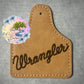 Wrangler Rope Lasered Cow Tag Trucker Hat Patch