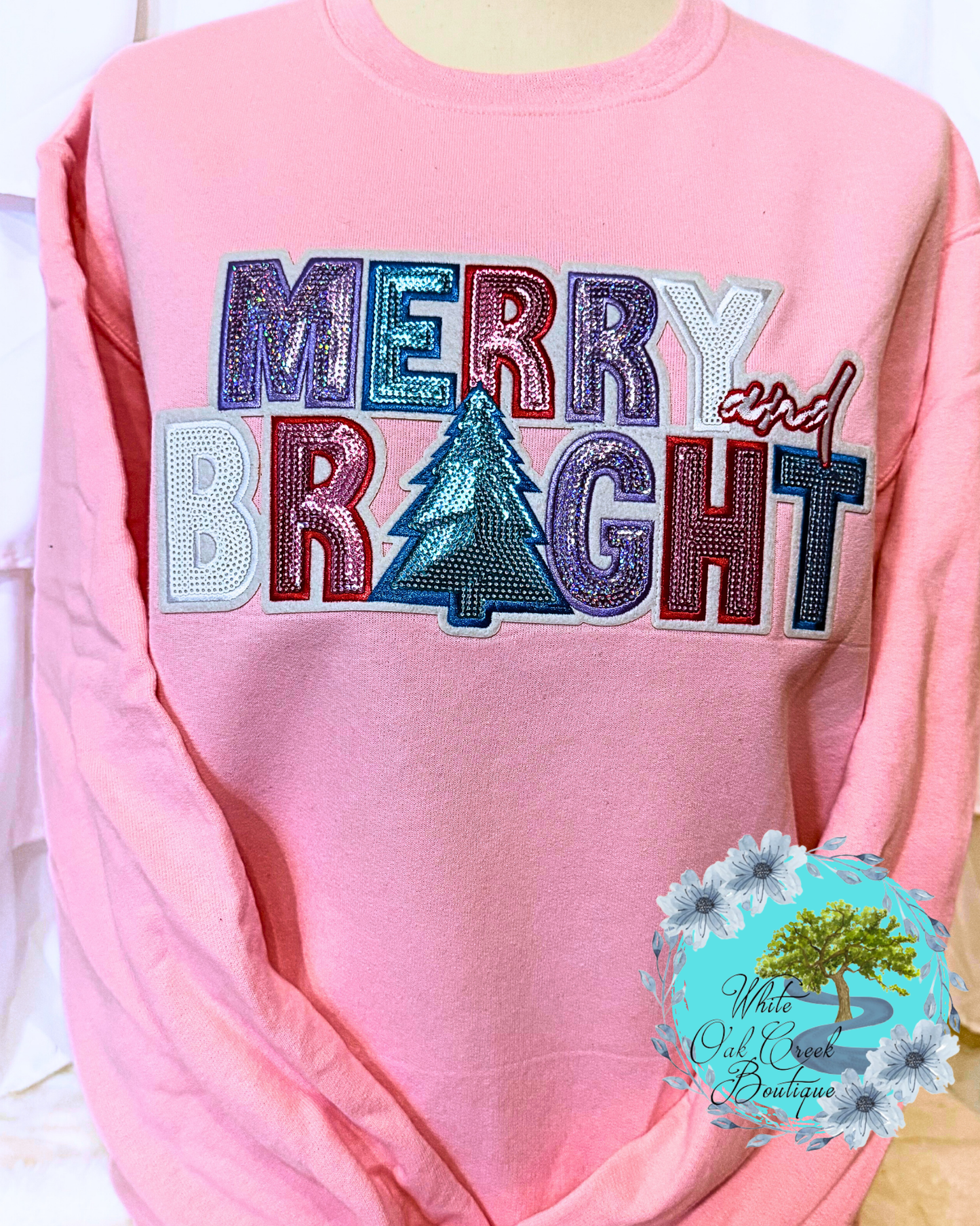 Merry & Bright Sequin Sweatshirt