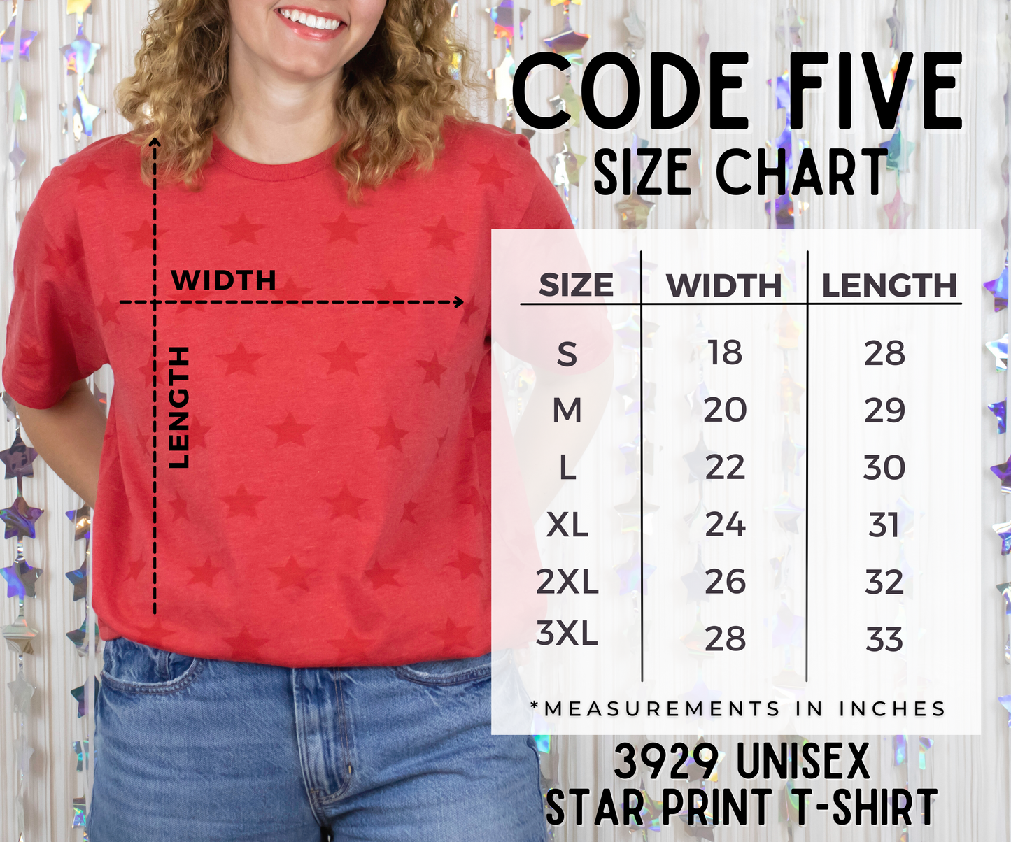 America 250th Anniversary 4th of July Red Star T-Shirt