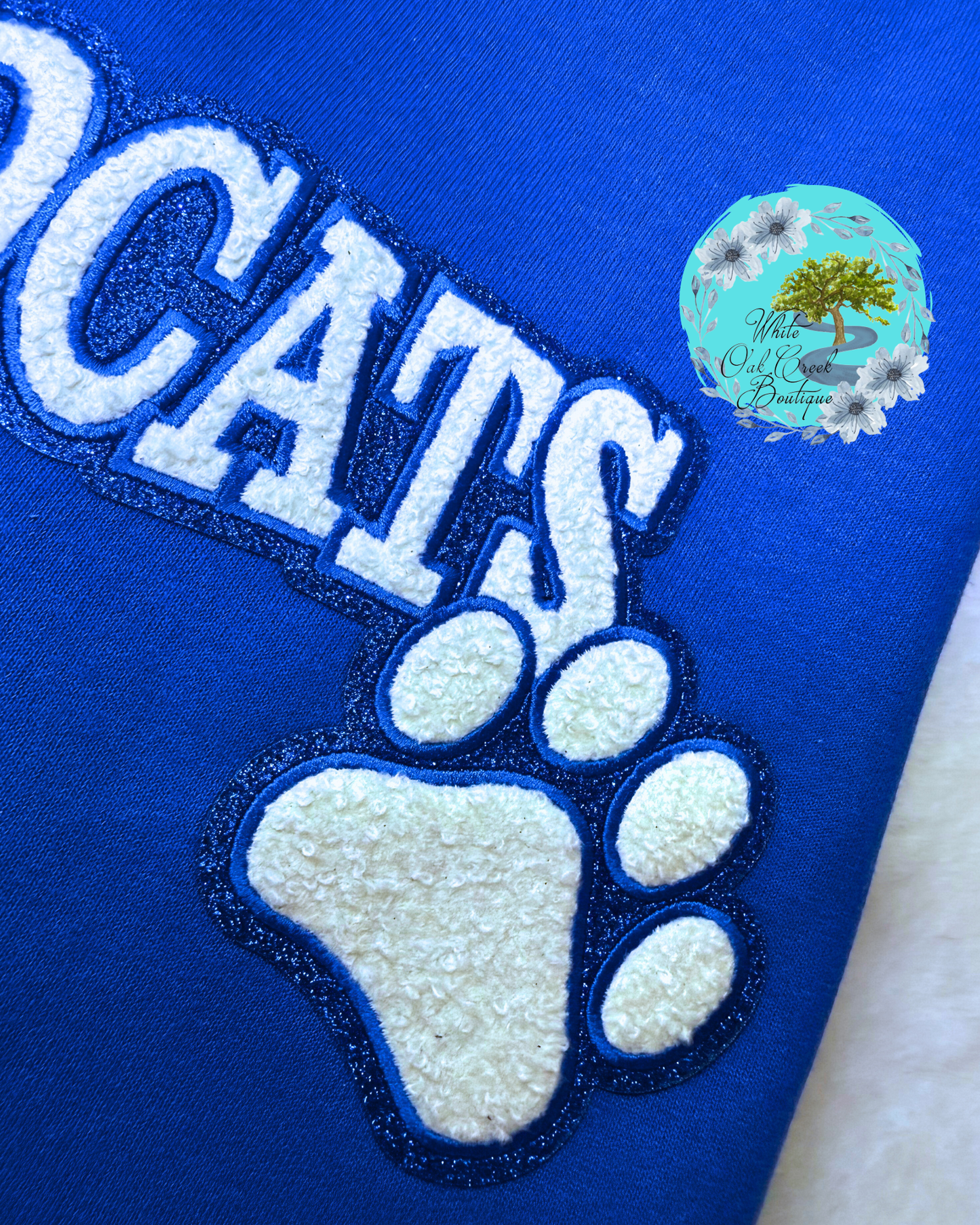 Wildcat YOUTH Chenille Glitter Sweatshirt