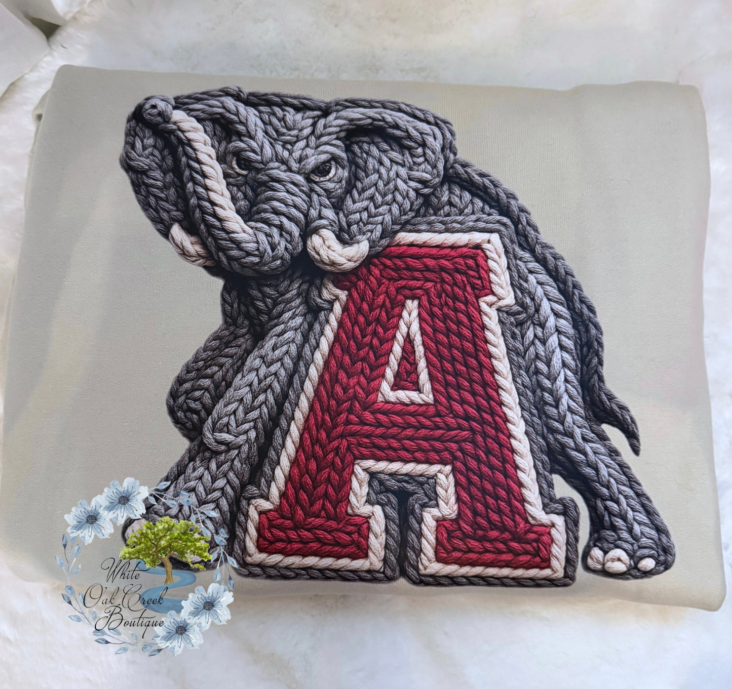 Alabama Faux Yarn Sweatshirt