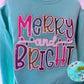 Merry & Bright Sequin Sweatshirt