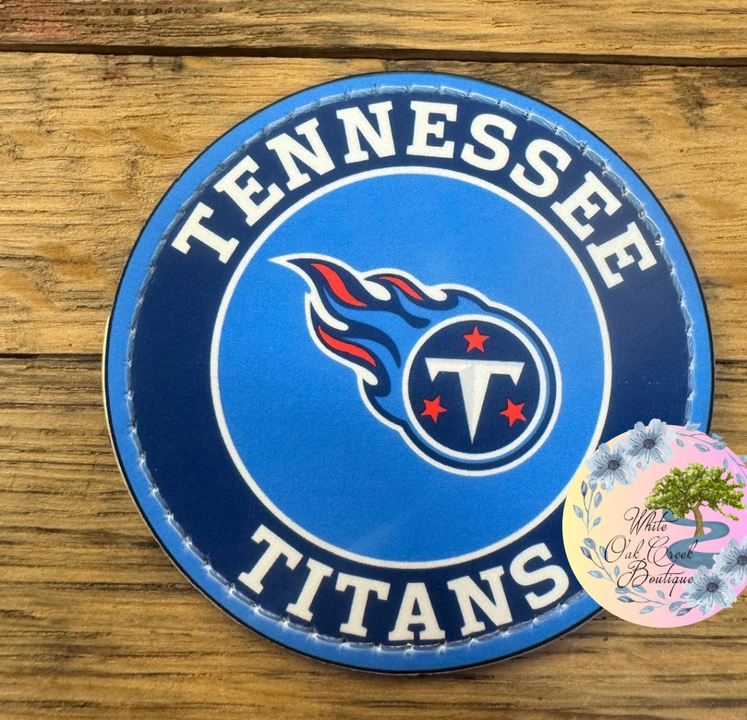 Tennessee Blue 2 1/2” Round Trucker Hat Patch