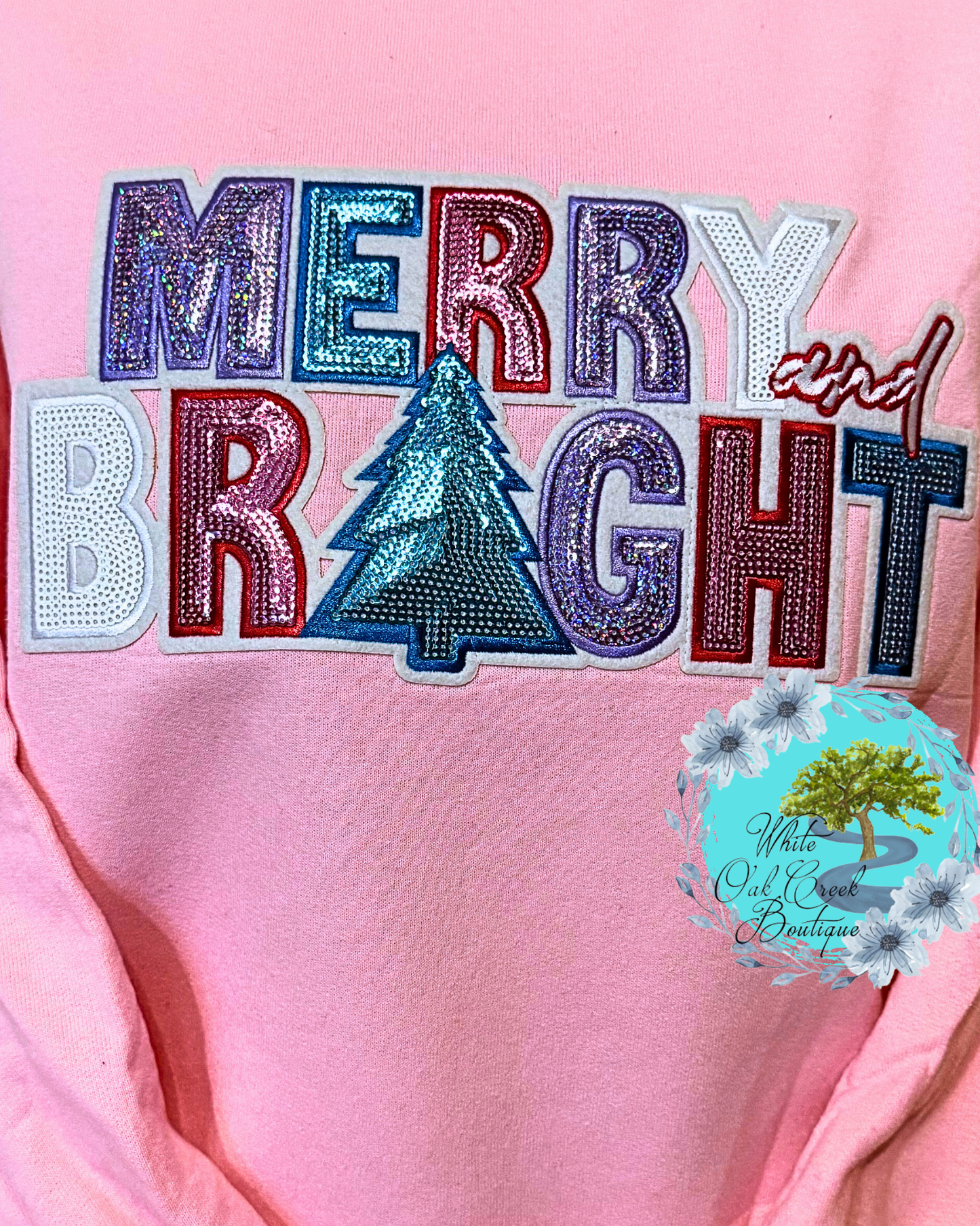 Merry & Bright Sequin Sweatshirt