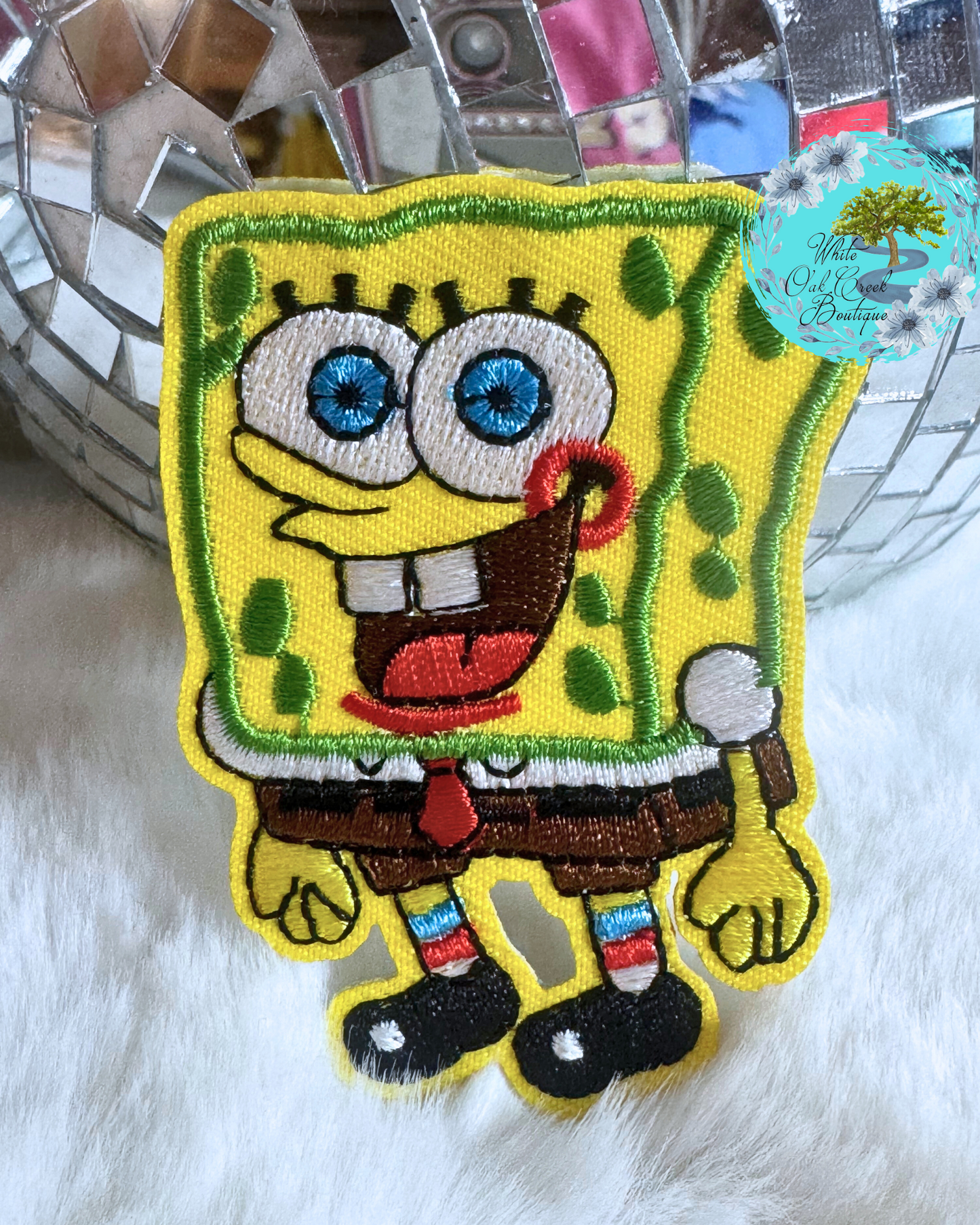 Spongbob 2.6” Embroidered Trucker Hat Patch