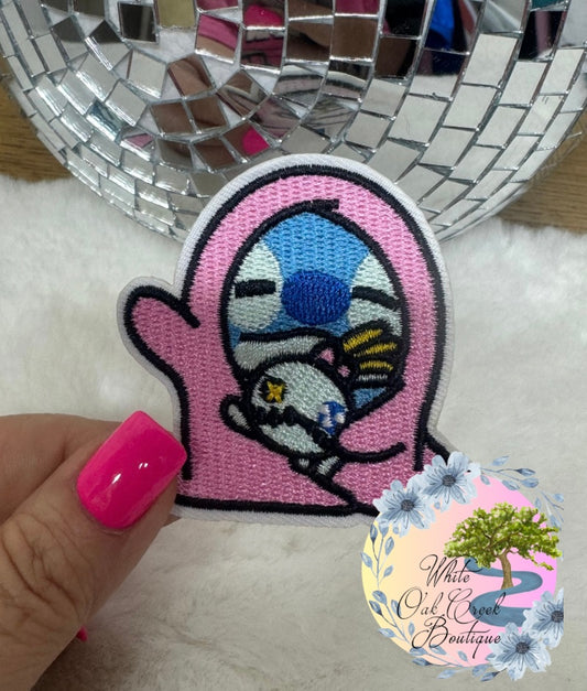 Stitch Robe Embroidered Hat Patch