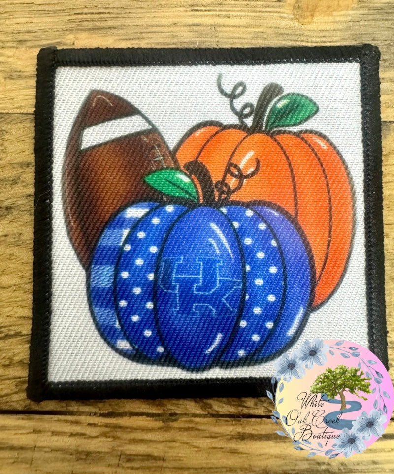 Kentucky UK Pumpkin Football Wildcats Trucker Hat Patch