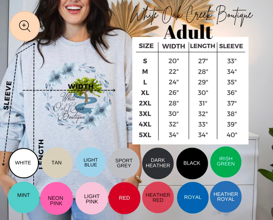 Personalized Valentine Doodle Hearts Sweatshirt
