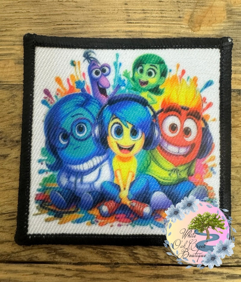 Inside Out Splash 2 1/2” Square Trucker Hat Patch