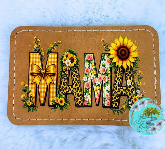 Mama Sunflower Hat Patch