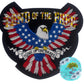 Eagle Embroidered Large 10.75” Iron on w/ adhesive