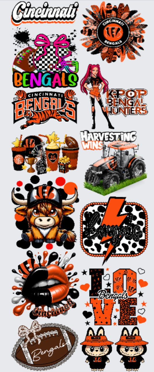 Gang Sheet Bengals