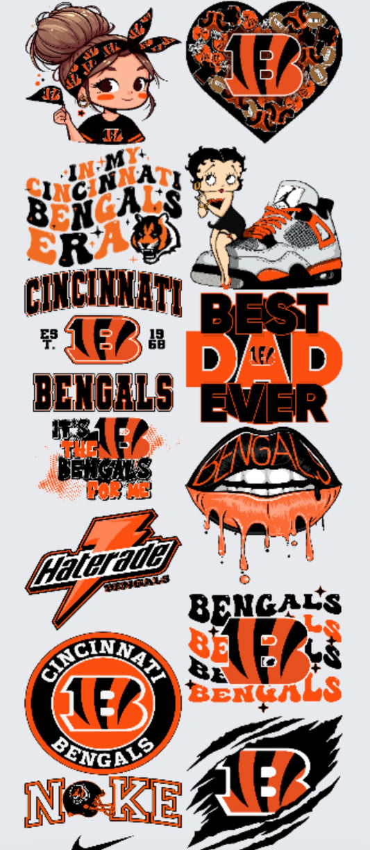 Gang Sheet Bengals 2