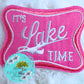 Lake Time Hat Patch