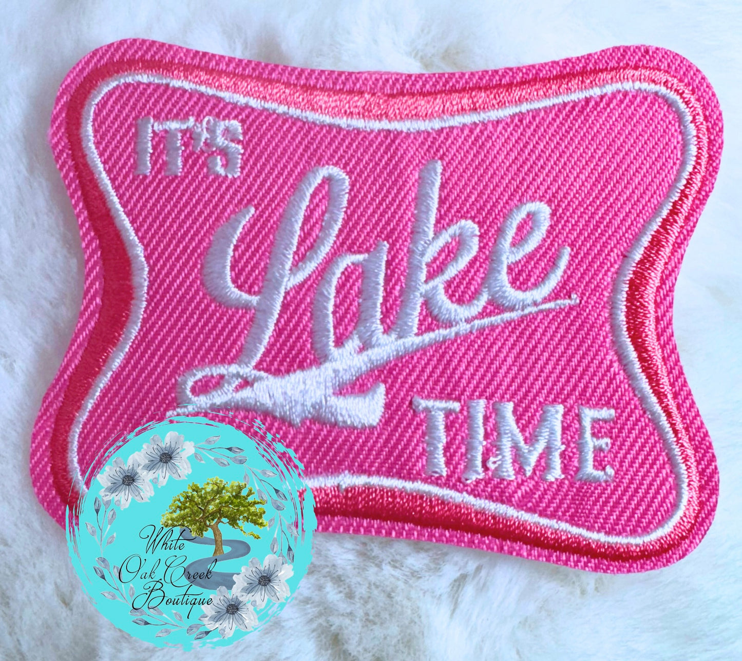 Lake Time Hat Patch
