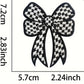 Mini Black Bow Hat Patch