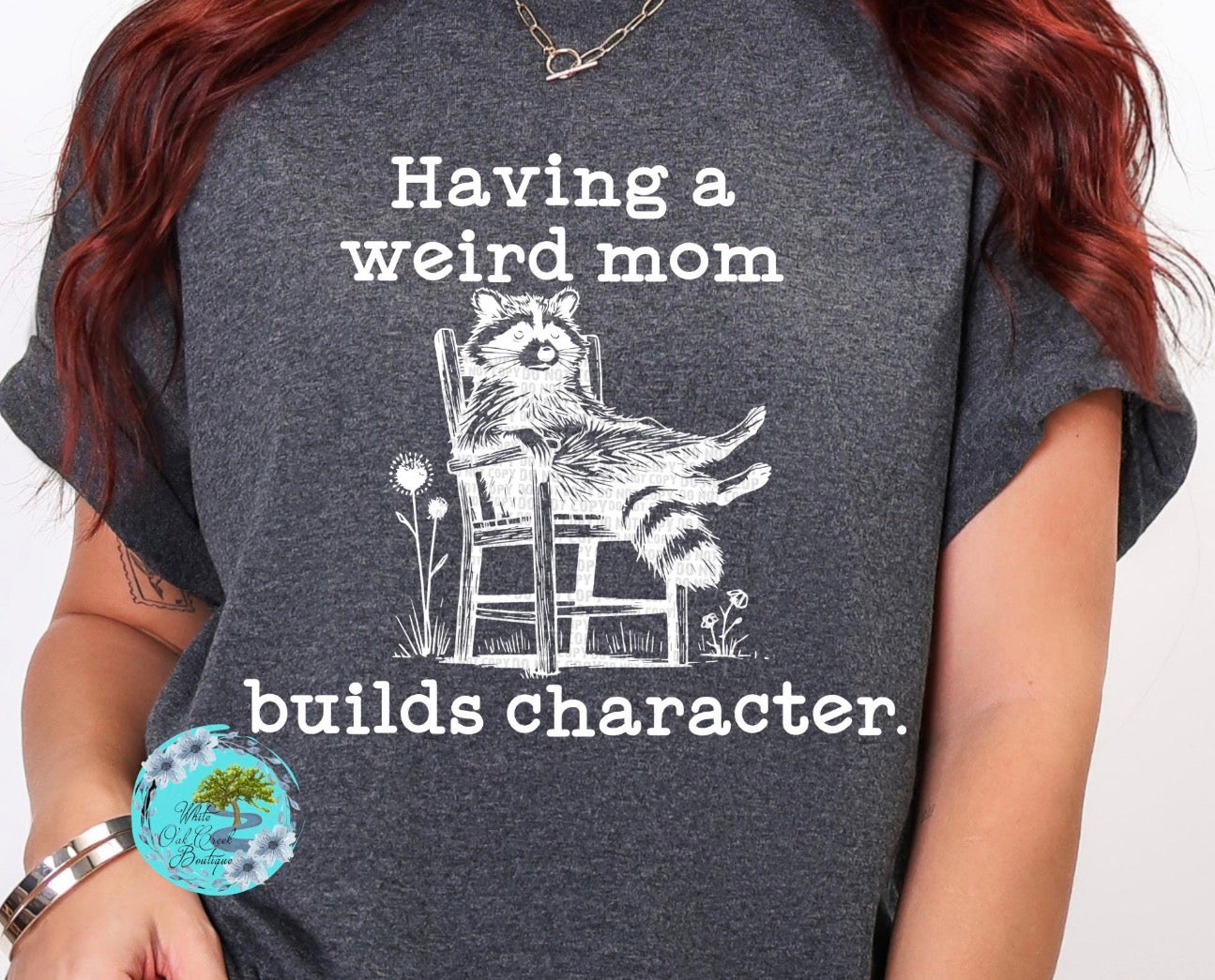 Raccoon Feral Weird Mom T-shirt