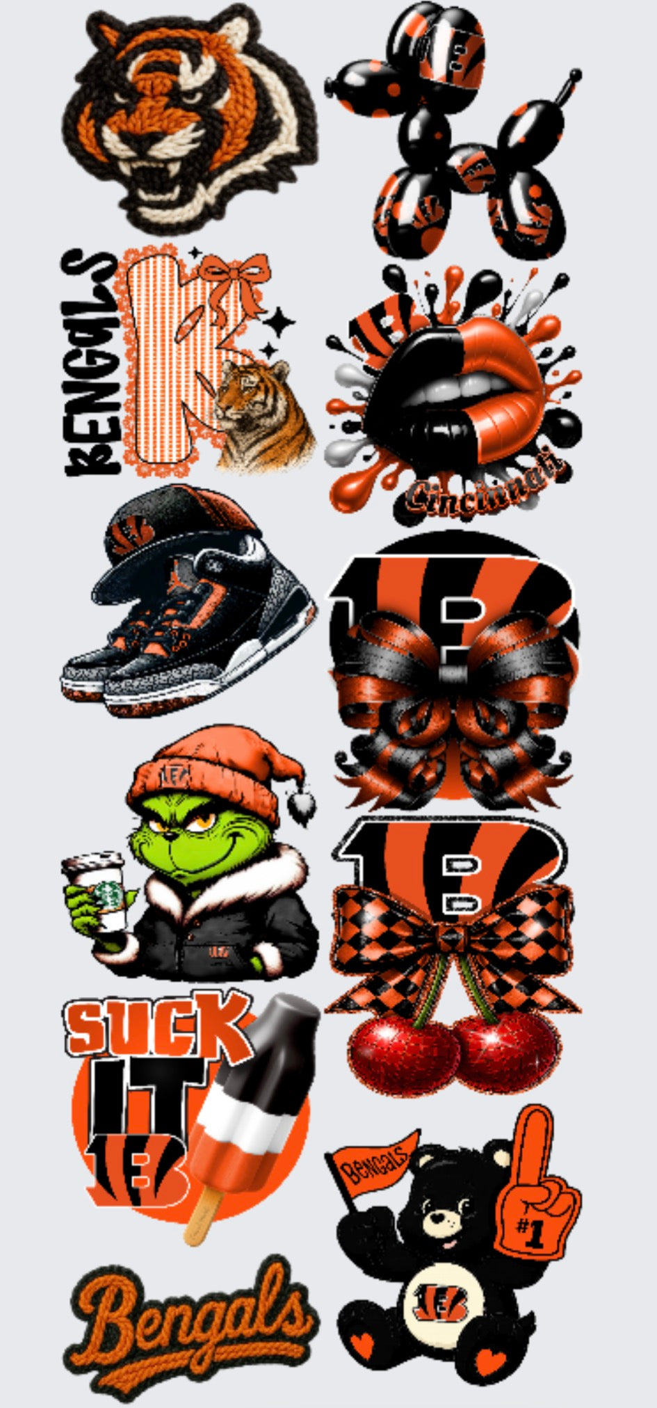Gang Sheet Bengals 3