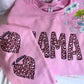 Personalized Valentine Doodle Hearts Sweatshirt
