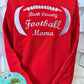 Football Embroidered Sweatshirt Vintage Font