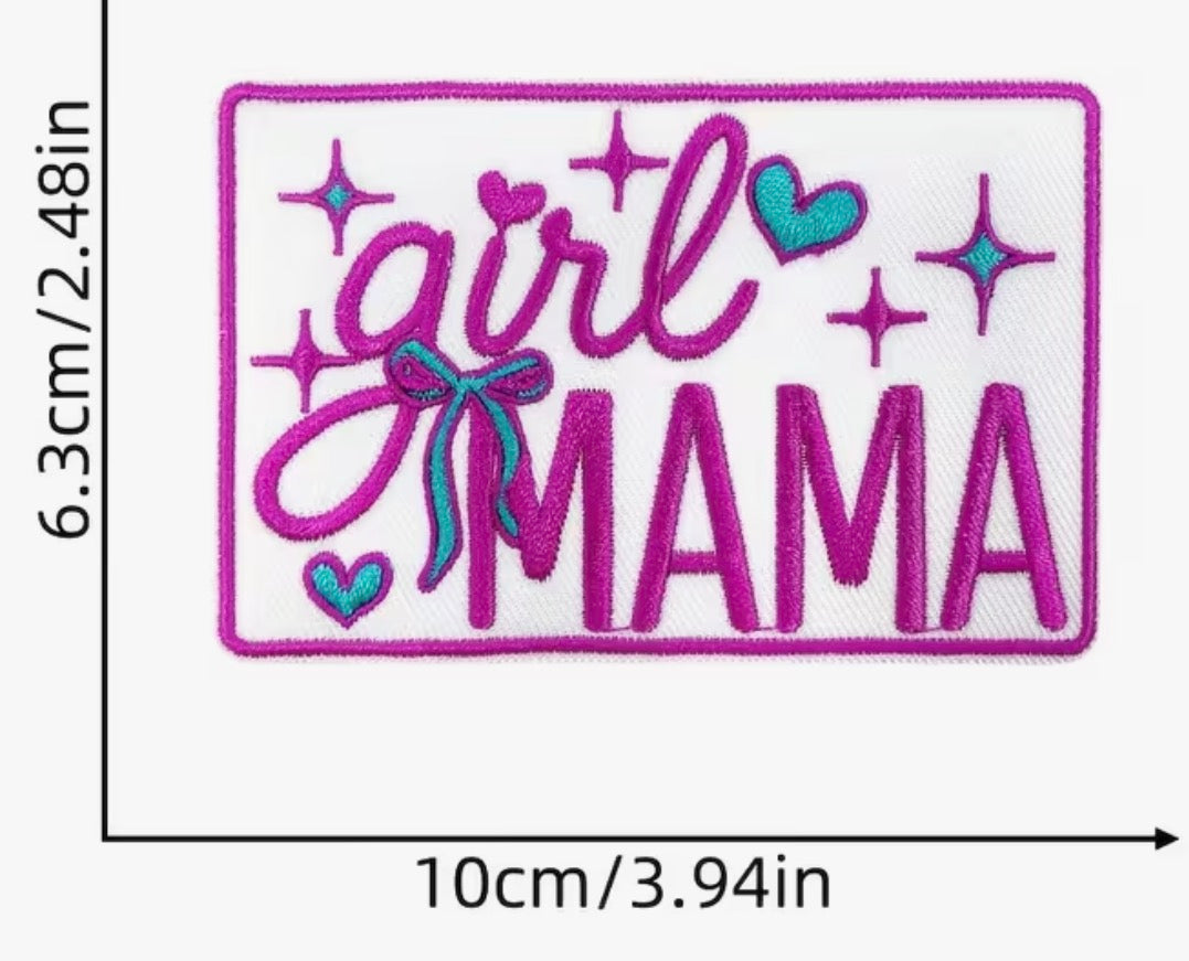 Girl Mama Hat Patch