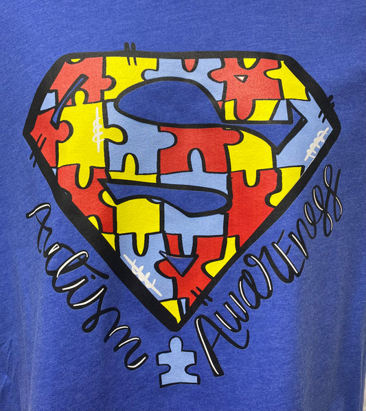 Superhero Autism Awareness T-Shirt